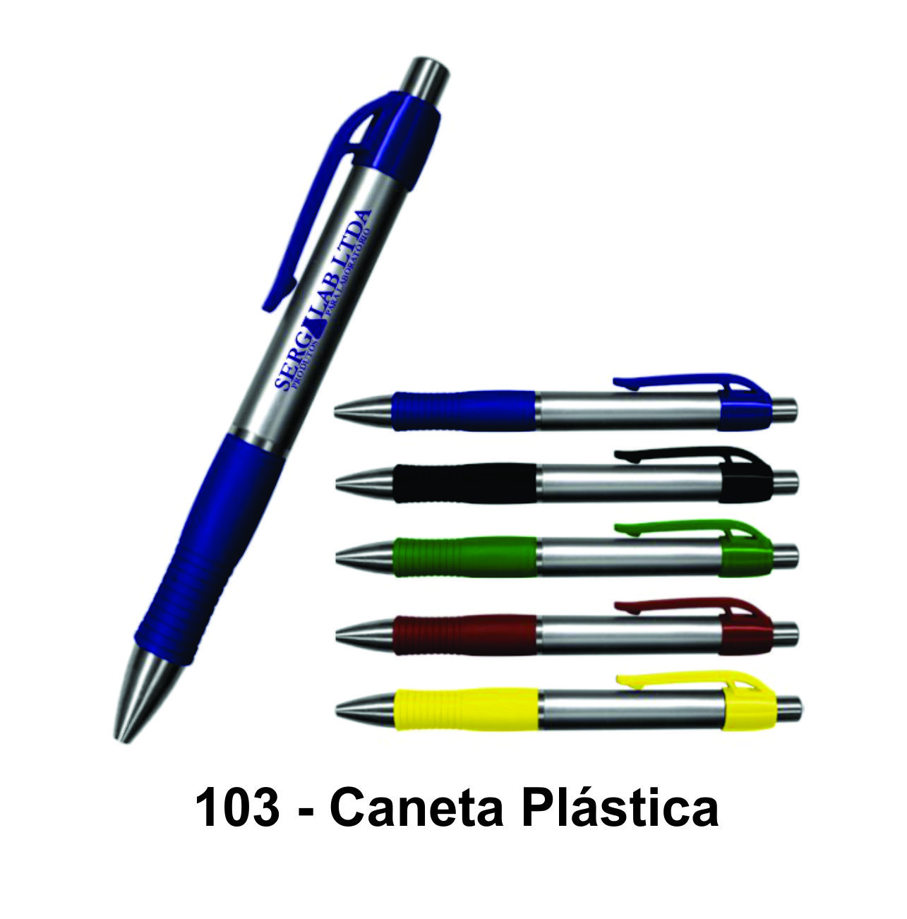 CANETA PLÁSTICA CP103