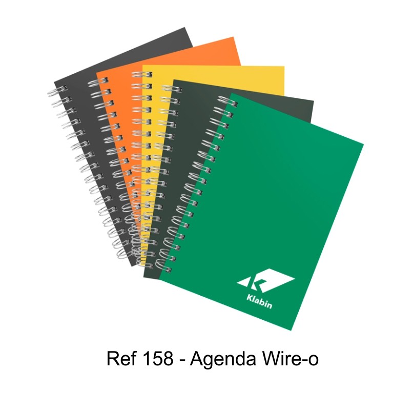 AGENDA WIRE-O 14X21CM BA158