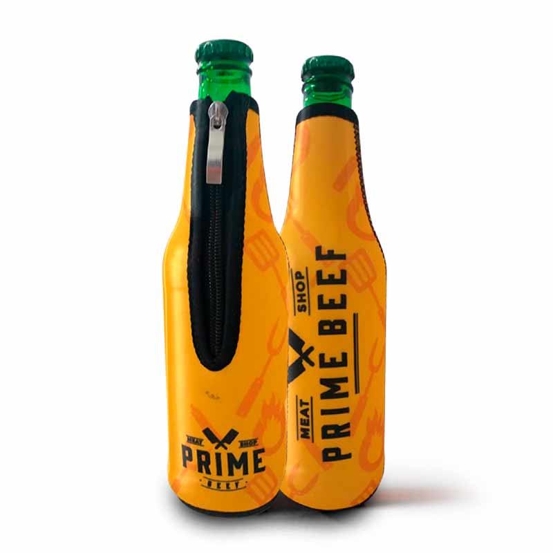 PORTA LONG NECK EM NEOPRENE COM FECHAMENTO EM ZIPER NE175B