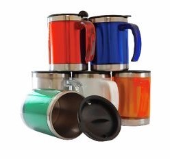 CANECA TÉRMICA BAIXA OU COPO TÉRMICO 400ML CA165B