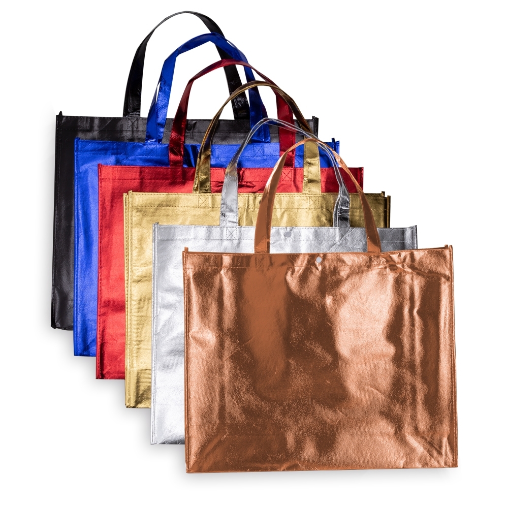 SACOLA TNT METALIZADO 40X50X14CM SAC240G