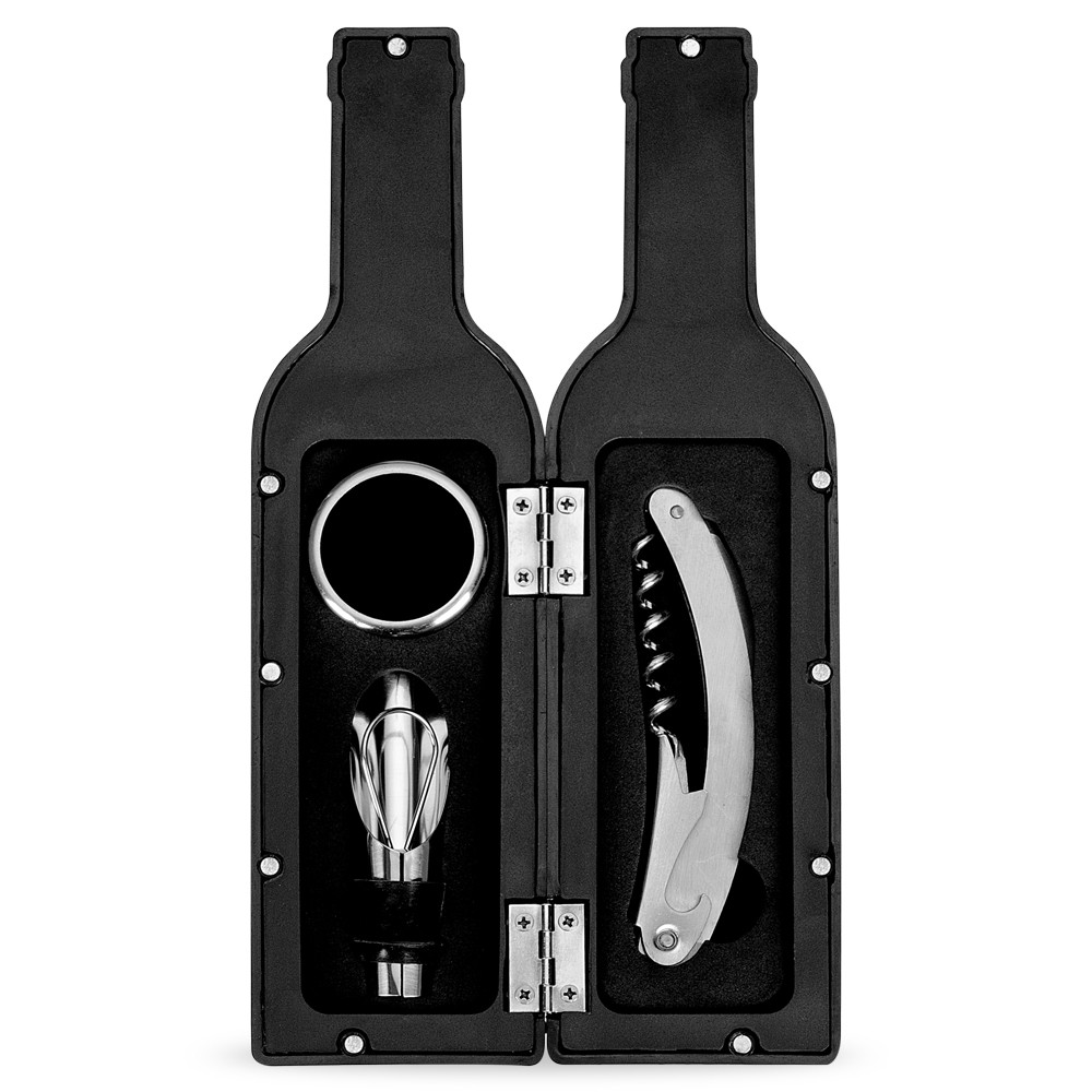 KIT VINHO 3 PEÇAS NA GARRAFA KTV222