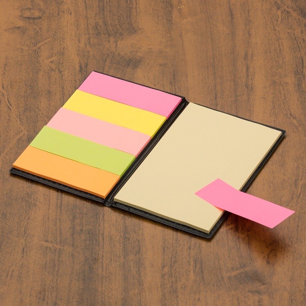 BLOCO COM POST IT EM COURO SINTÉTICO BA207C