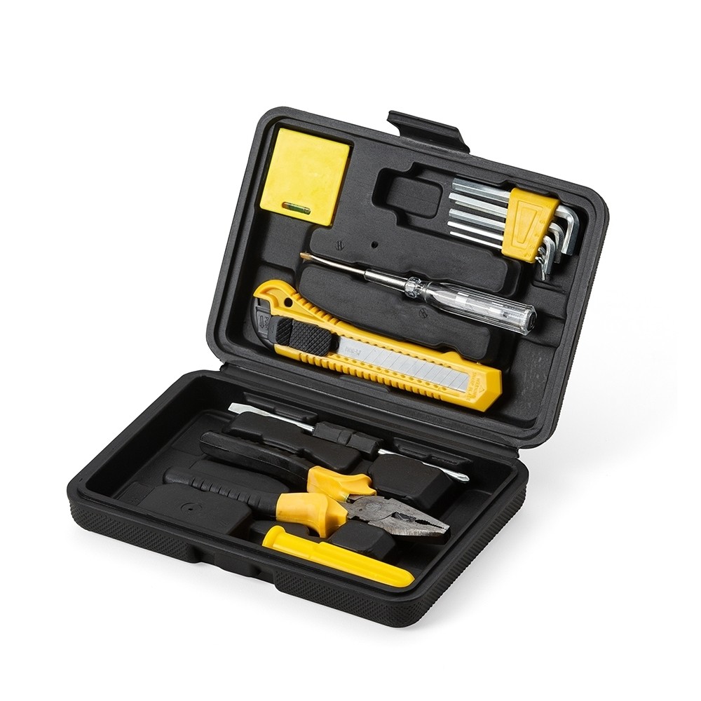 KIT FERRAMENTA 11 PÇS ESTOJO PLÁSTICO FE250A