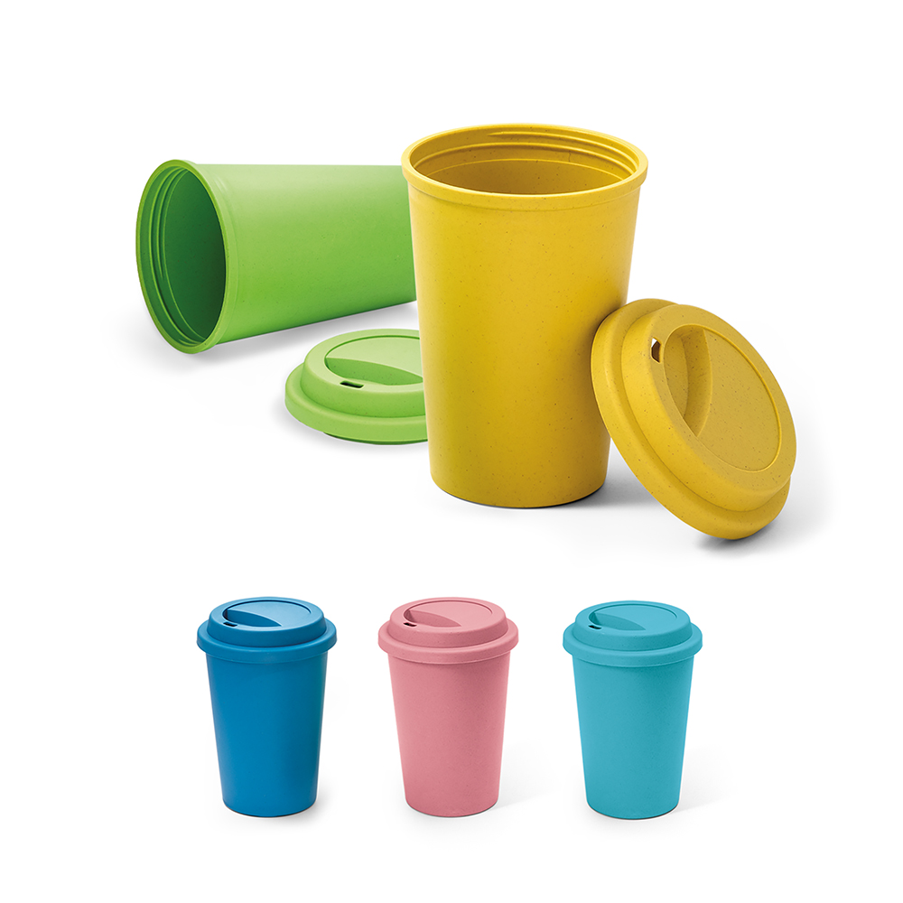 COPO EM FIBRA DE BAMBU 450ML COLORIDO CO165U2