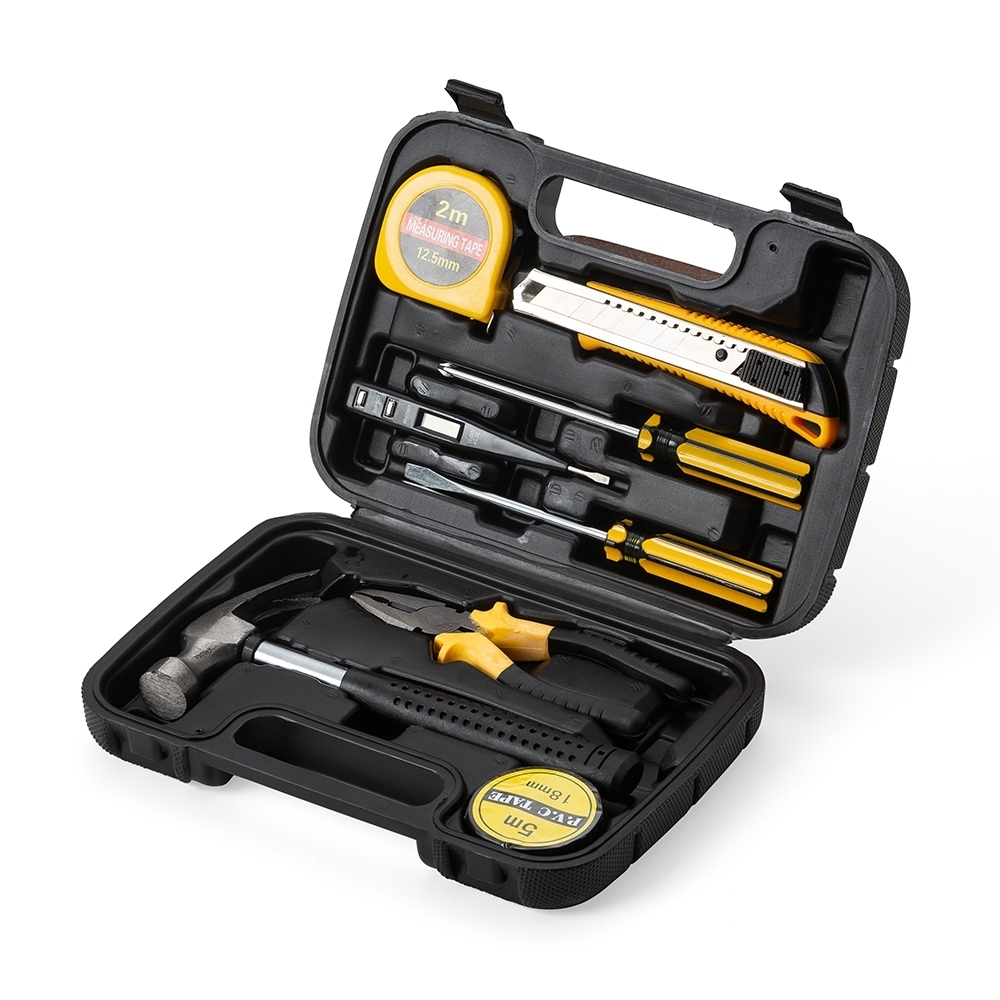KIT FERRAMENTA 8 PEÇAS ESTOJO PLÁSTICO FE250B