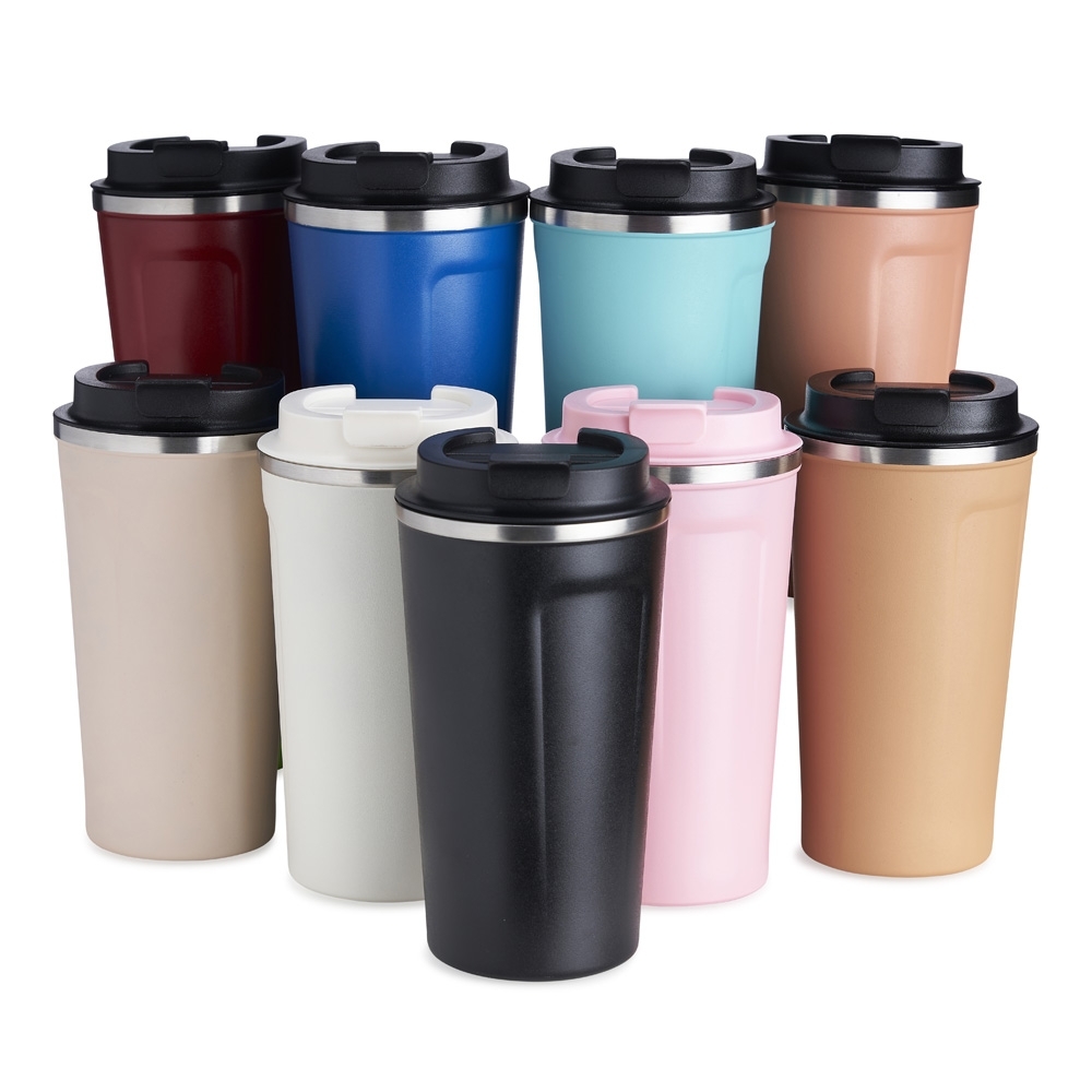 COPO INOX COM TAMPA PAREDE DUPLA 300/500ML CO165D2