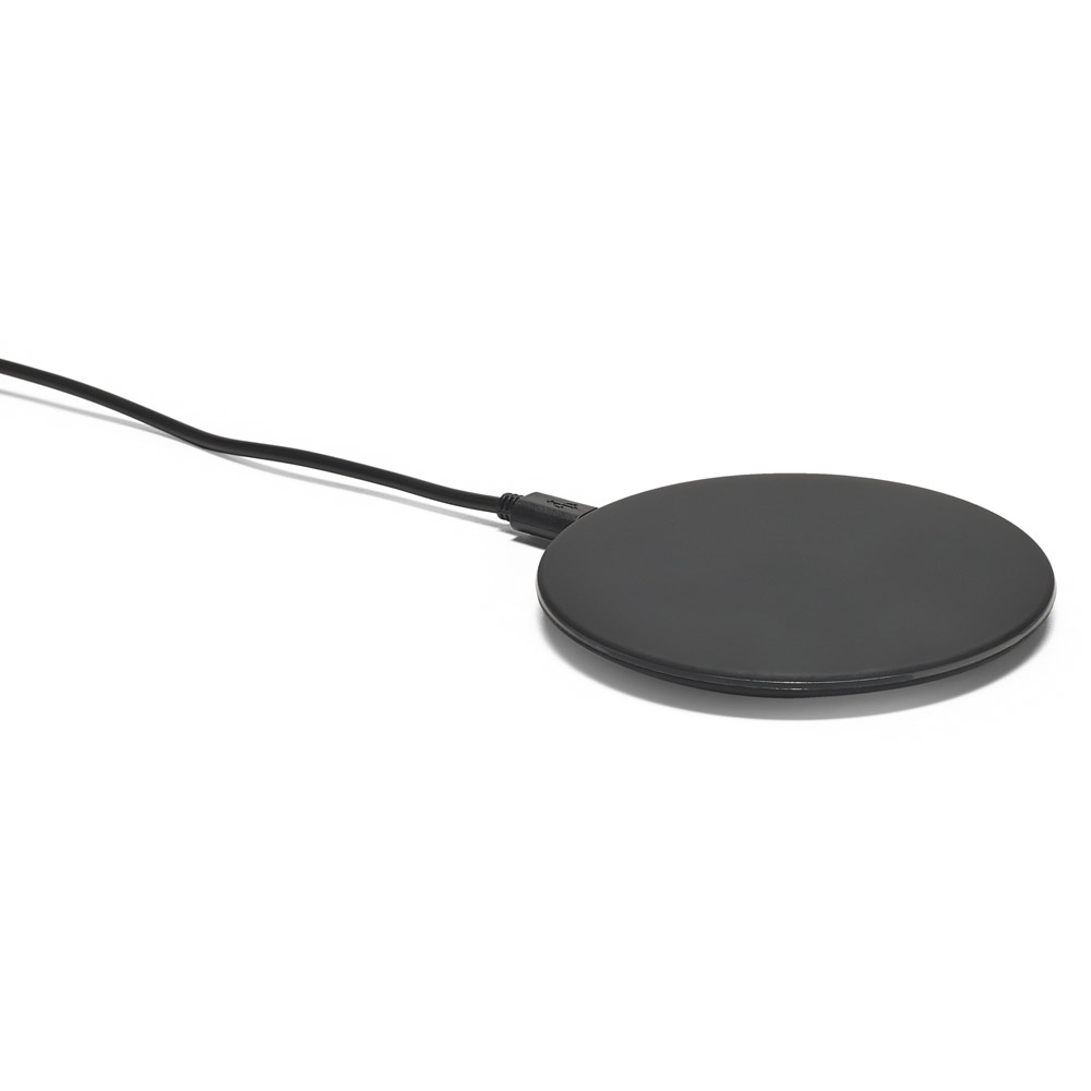 CARREGADOR WIRELESS RÁPIDO EM ABS COM ACABAMENTO EMBORRACHADO BAT232D