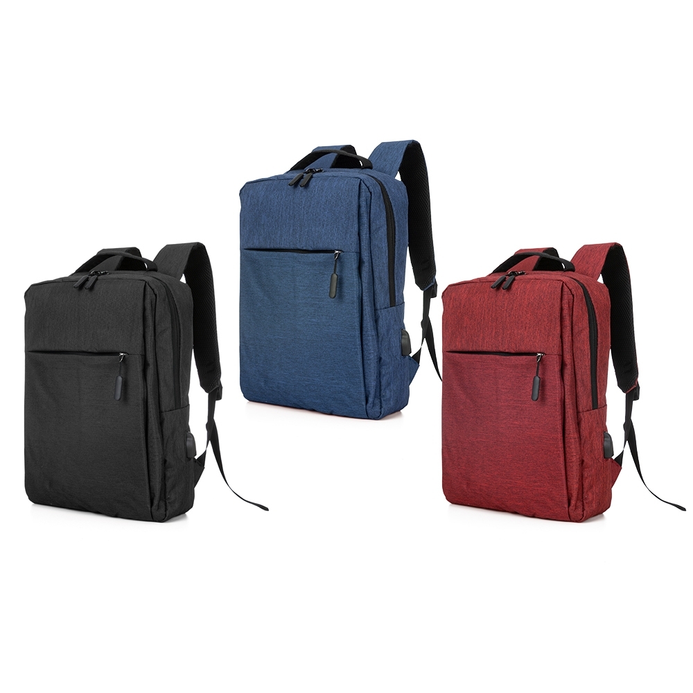 MOCHILA NYLON 21L NOTEBOOK 15.6 COM SUPORTE USB MO237A