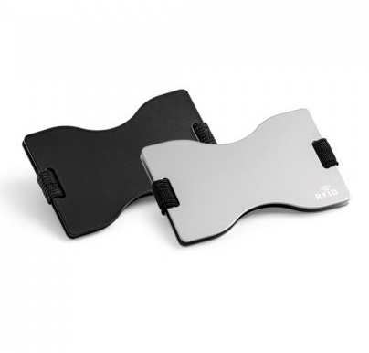 PORTA CARTÕES EM ALUMINIO COM TECNOLOGIA BLOQUEIO RFID PC252F