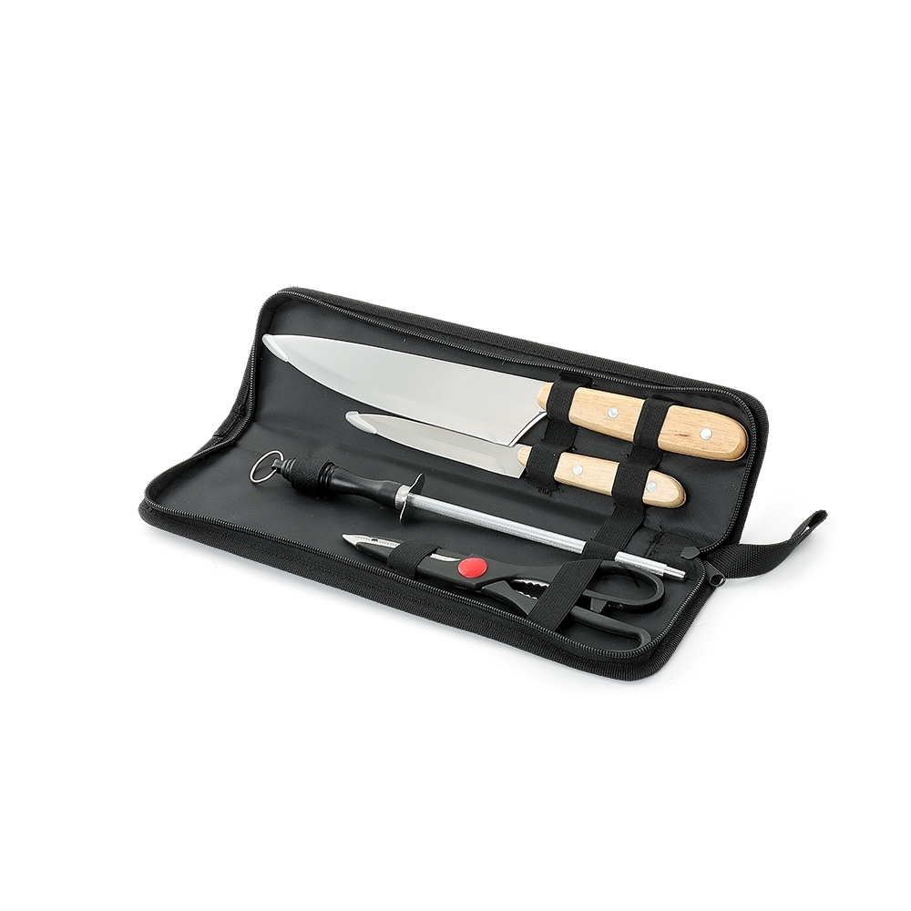 KIT CHURRASCO 4 PEÇAS NO ESTOJO KTC225A