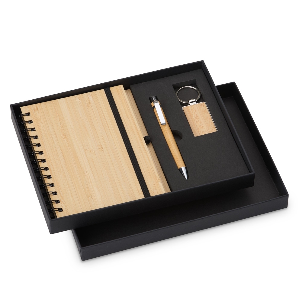 kit executivo em bambu