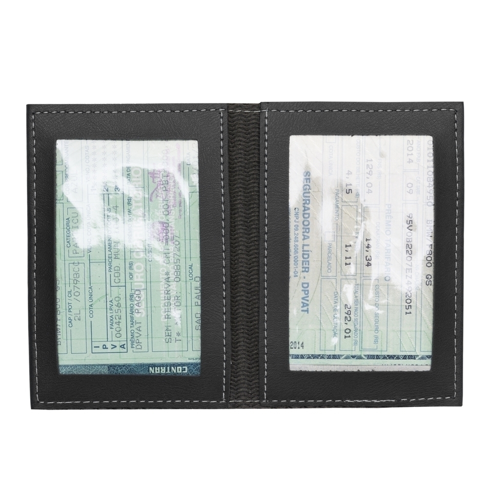 Porta documento em couro