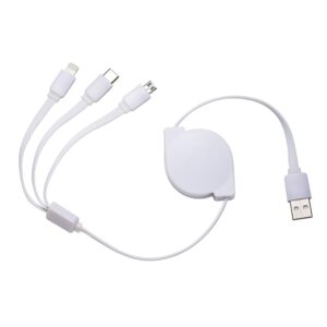 CABO USB RETRÁTIL COM 3 PONTAS AC232H CABO USB RETRÁTIL COM 3 PONTAS AC232H
