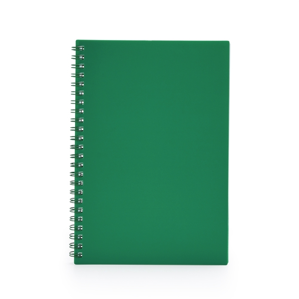 CADERNO WIRE-O COM CAPA PLÁSTICA 21X14CM COM 80 FOLHAS BA159N