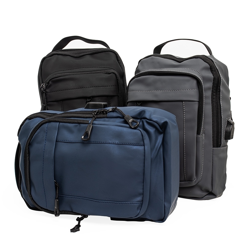 MOCHILA DE OMBRO 7 LITROS COM PORTA USB 29X19X13CM MO237G3