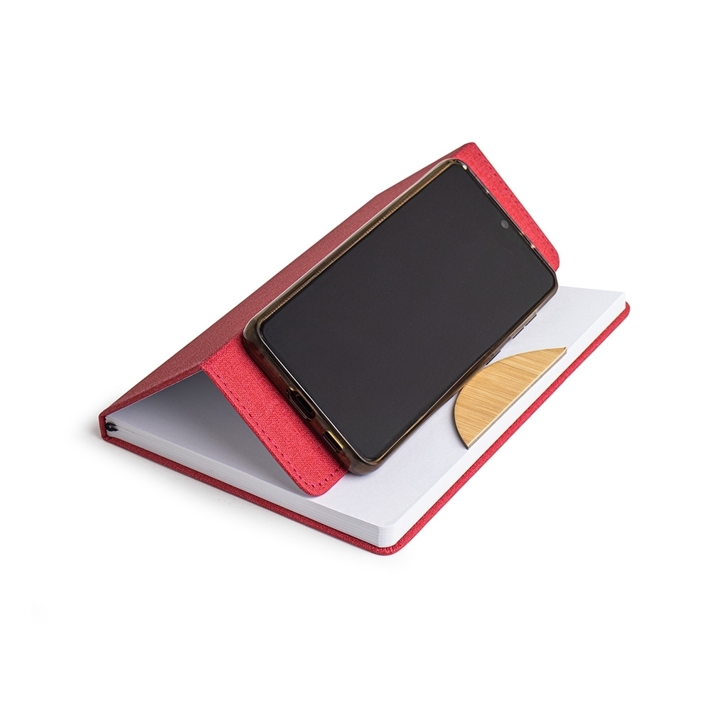 CADERNETA COM SUPORTE PARA CELULAR 21X14CM BA159J2
