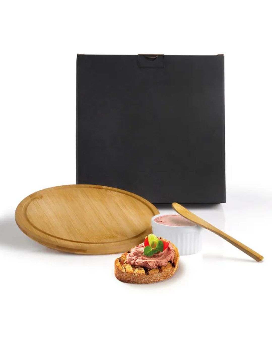 KIT PETISCO EM BAMBU 3 PEÇAS KTP228A