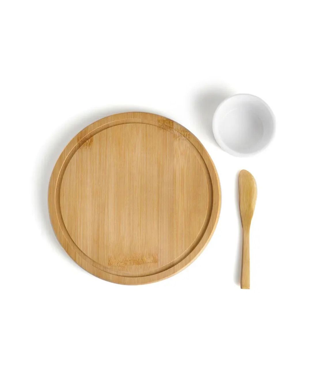 KIT PETISCO EM BAMBU 3 PEÇAS KTP228A
