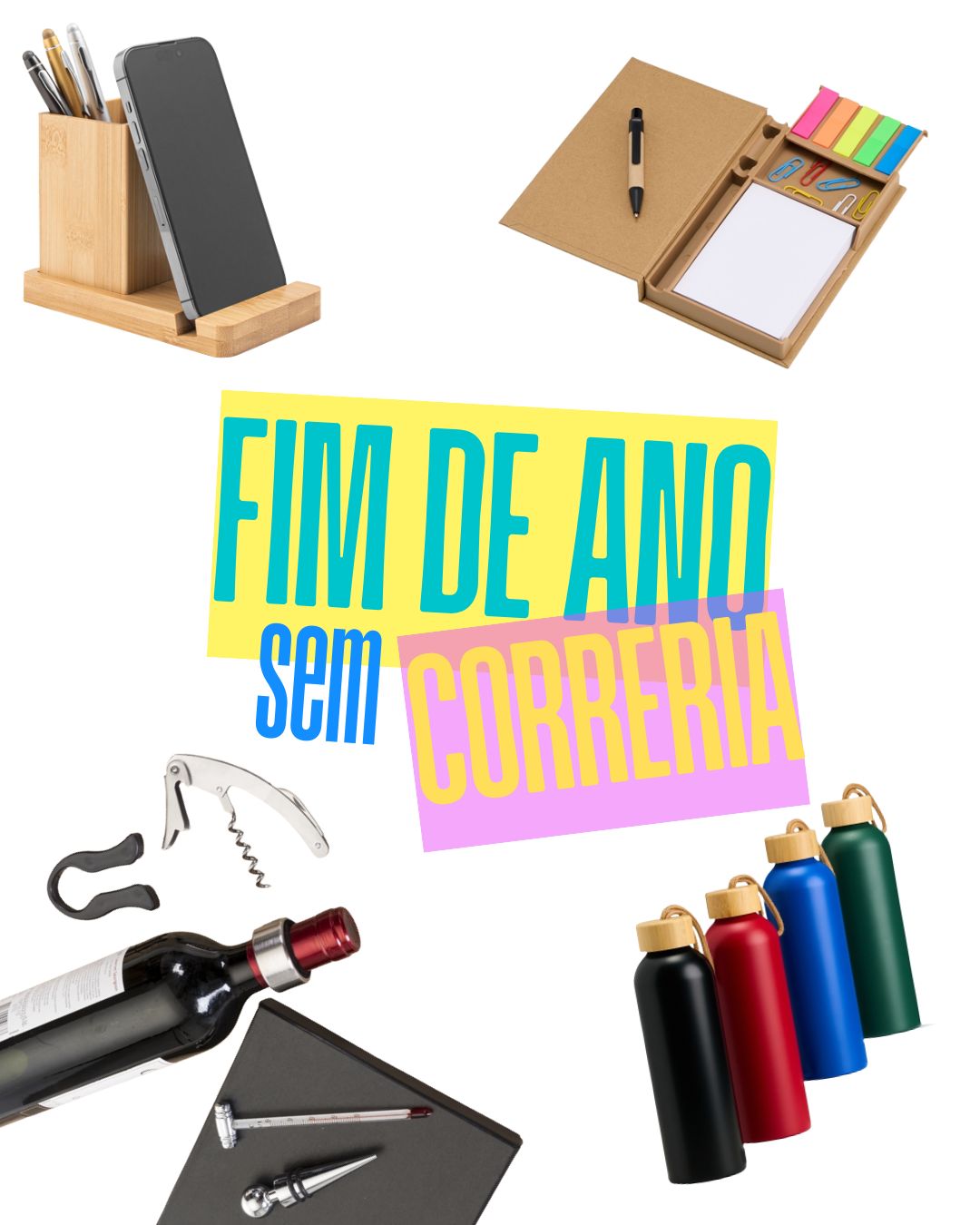 Não deixe os brindes de fim de ano para a última hora!