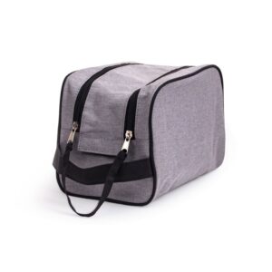 NECESSAIRE EM POLIESTER ZIPER DUPLO 14,8X18,5X26,3CM NC238L2 NECESSAIRE EM POLIESTER ZIPER DUPLO 14,8X18,5X26,3CM NC238L2
